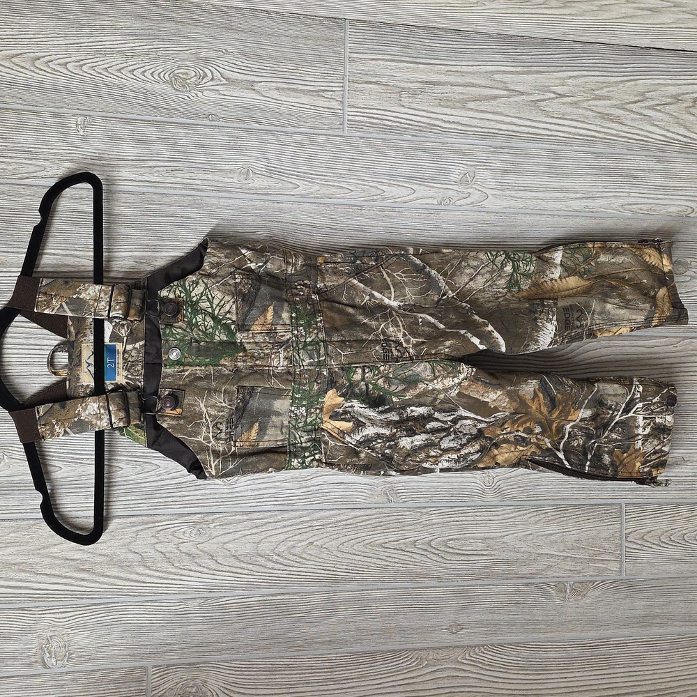 Blue Mountain Camouflage  Insulated Hunting Overalls Kids Size 2T